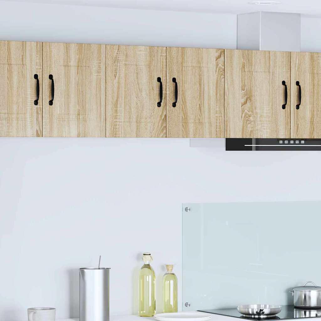 Vægskab til køkken med hylde 2 stk Sonoma eg 30 x 31 x 40 cm billede