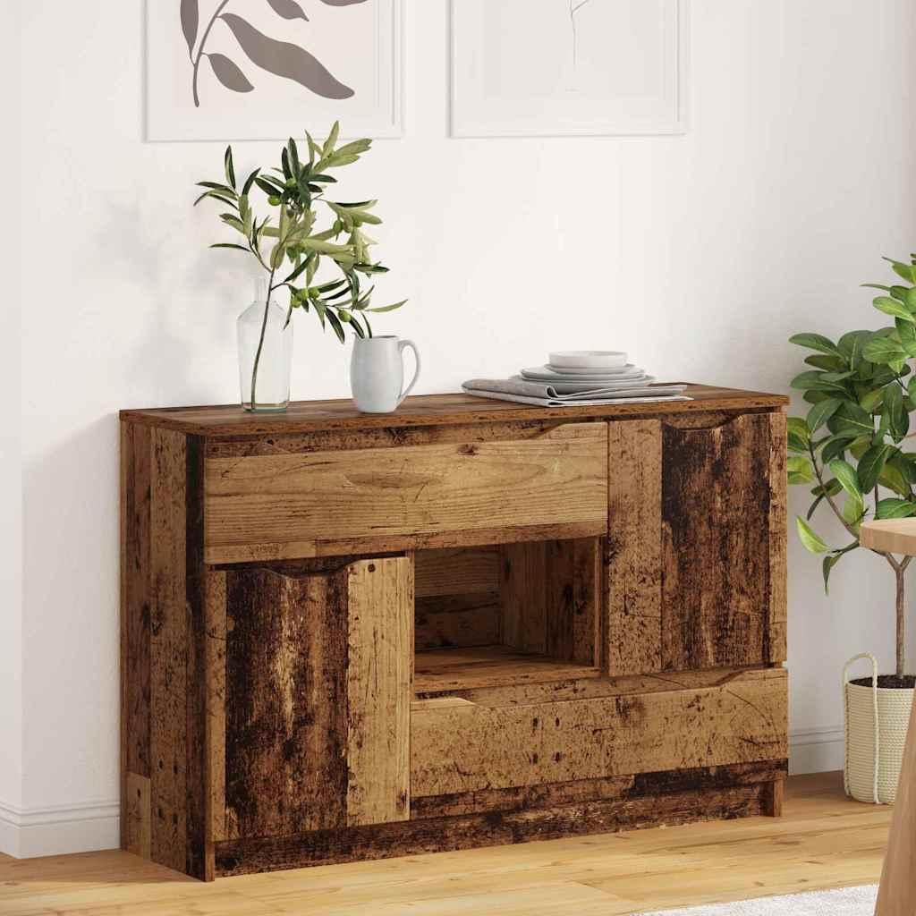 Sidebord Gammelt træ 100 x 30 x 65,6 Konstrueret træ billede