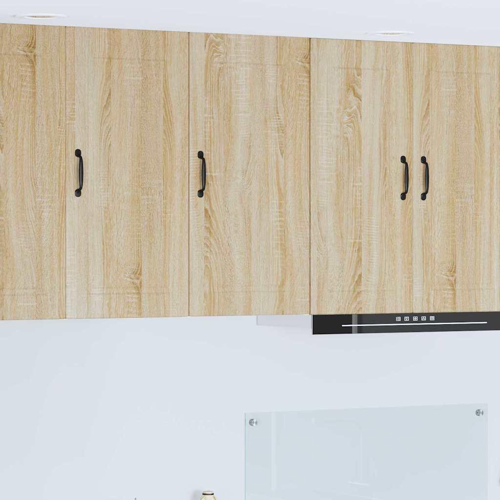 Vægskab til køkken Sonoma eg 40 x 31 x 80 cm Konstrueret træ billede