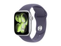 Smartwatch Apple Watch Series 11 GPS 42 mm - sølv, lilla tåge sportsbånd (M/L) billede