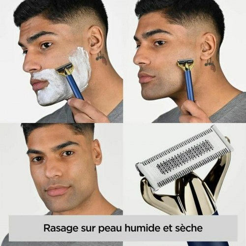 Babyliss Super X Metal X-Blade - trådløs barbermaskine/trimmer, blå
