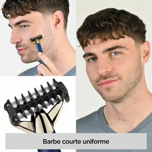 Babyliss Super X Metal X-Blade - trådløs barbermaskine/trimmer, blå