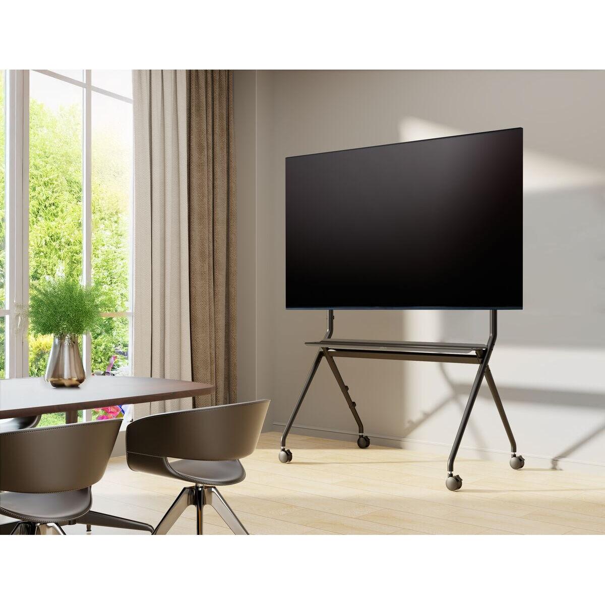 Skærmholder gulv - Vogel's 7410210, justerbar, 65-98", sort billede