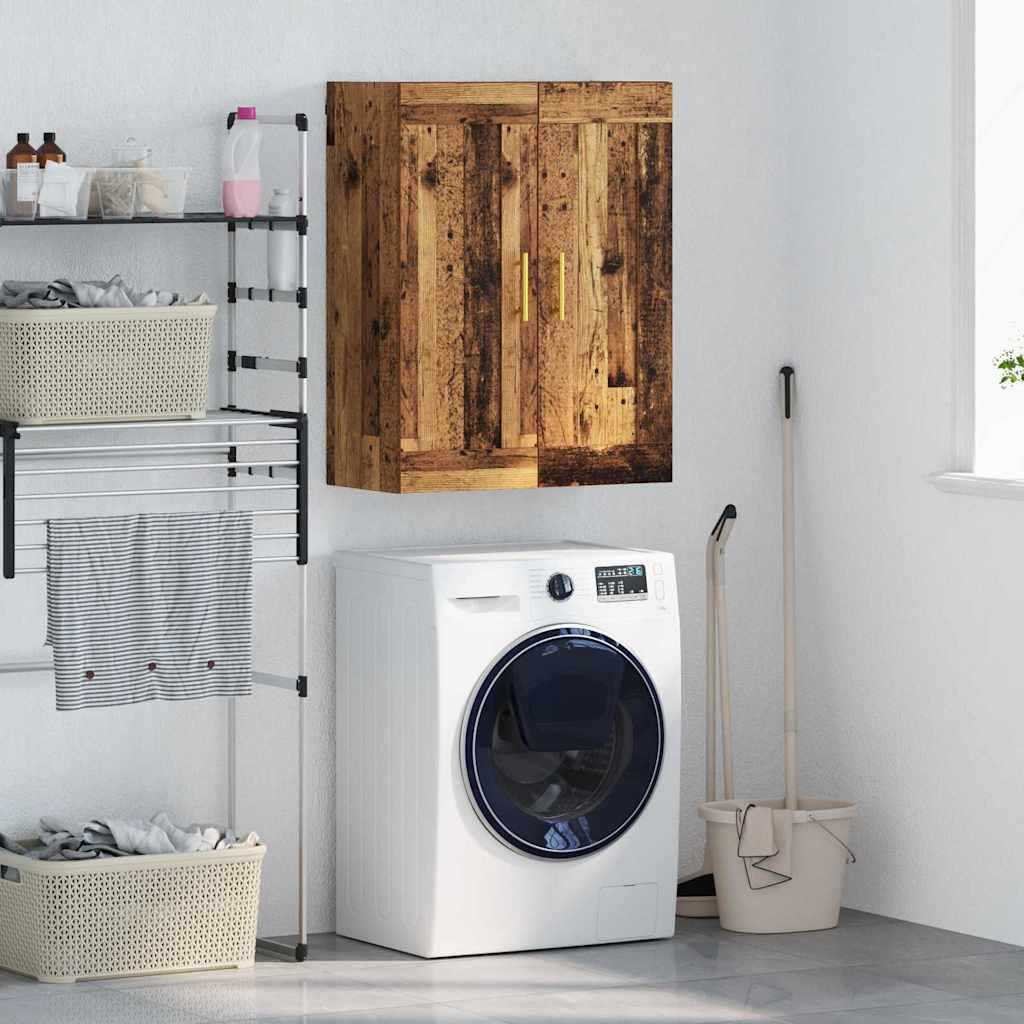 Vægskab Gammelt træ 69,5 x 34 x 90 cm Konstrueret træ billede