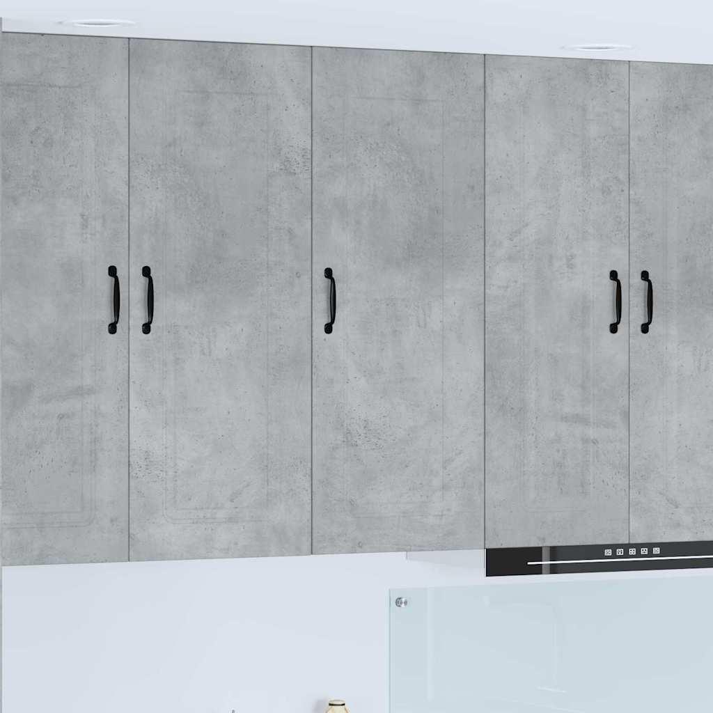 Vægskab til køkken Beton Grå 40 x 31 x 100 cm Konstrueret træ billede