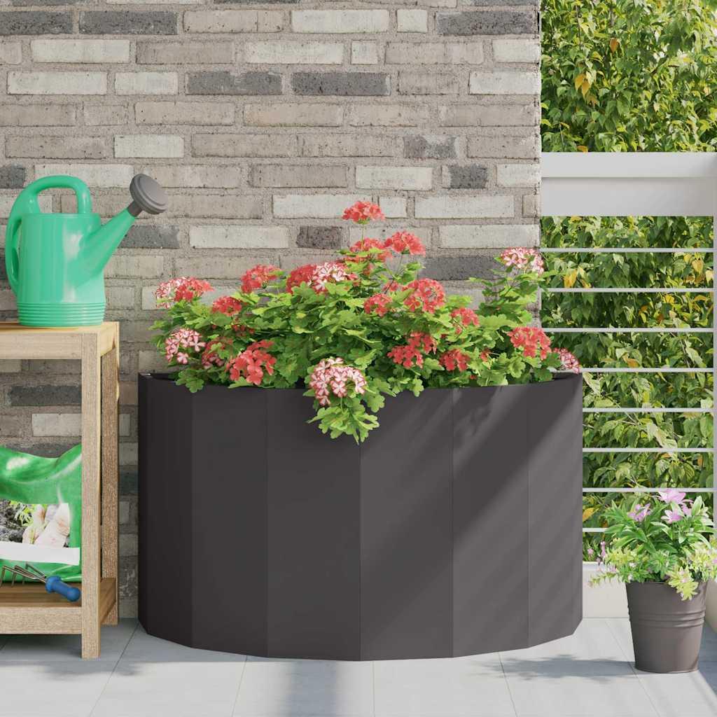 Plantekasse Sort 90 x 45 x 50 cm Stål billede
