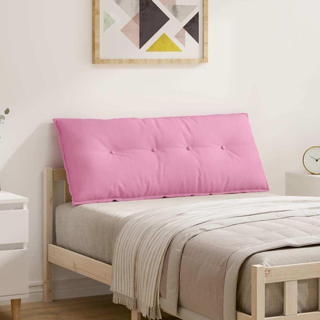 Rygpude Lyserød 120 x 19 x 50 cm Stof billede