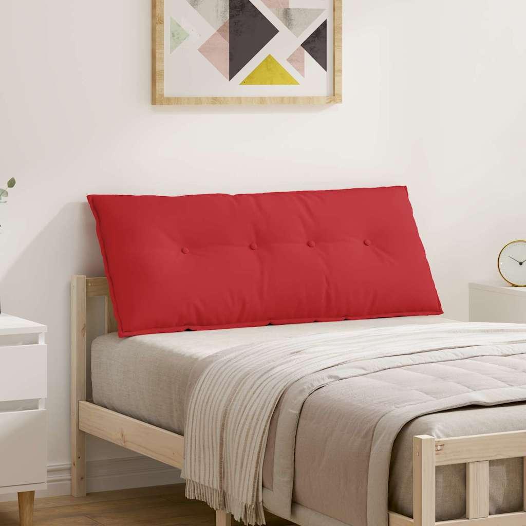 Rygpude Rød 120 x 19 x 50 cm Stof billede