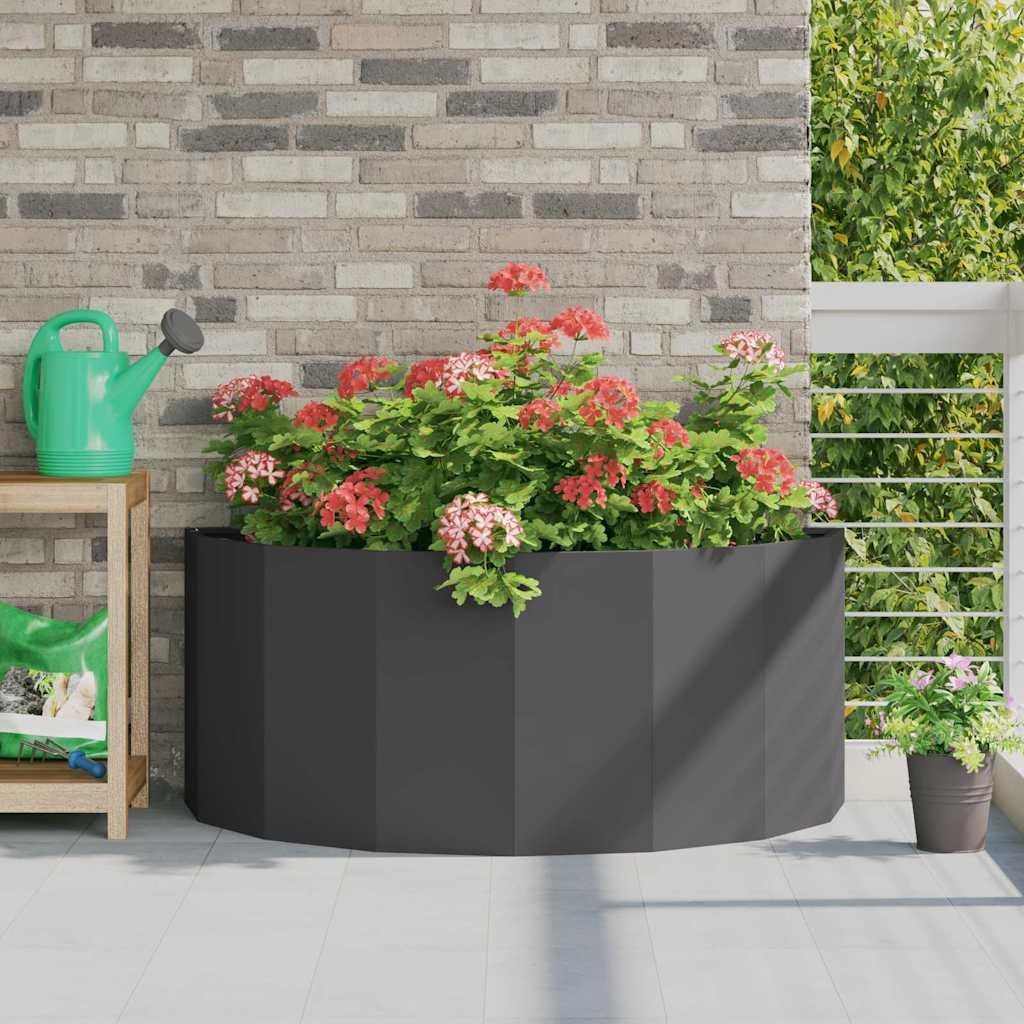 Plantekasse Sort 120 x 60 x 50 cm Stål billede