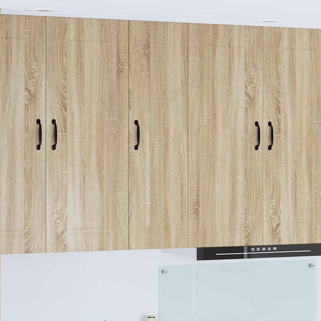 Vægskab til køkken Sonoma eg 30 x 31 x 100 cm Konstrueret træ billede