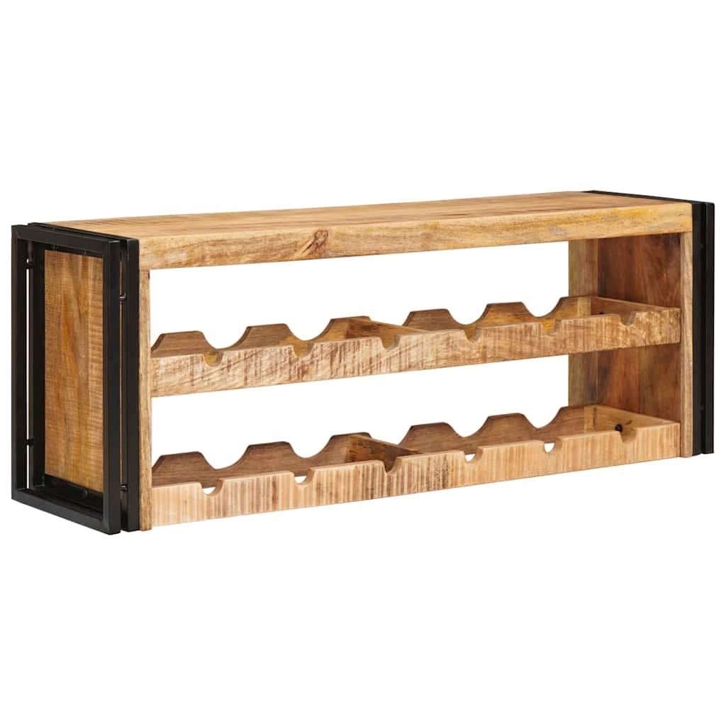 Vinfad Brun 100 x 45 x 33 cm Solid Grov Mango Træ billede