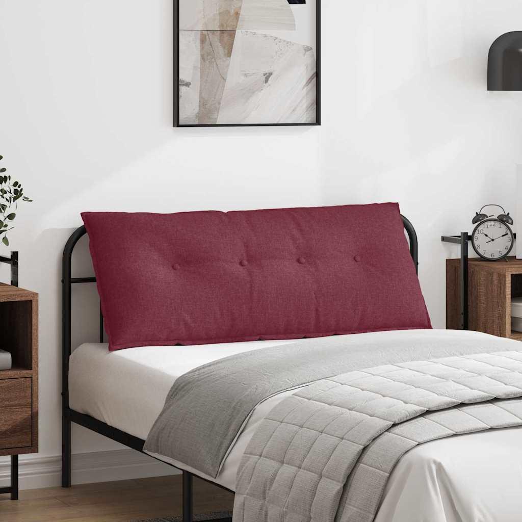 Rygpude Vinrød 120 x 19 x 50 cm Stof billede