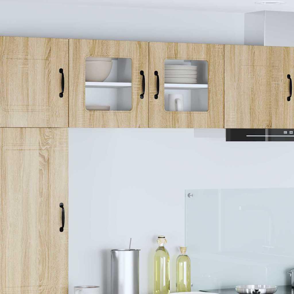 Vægskab til køkken Sonoma eg 40 x 31 x 40 cm Konstrueret træ billede
