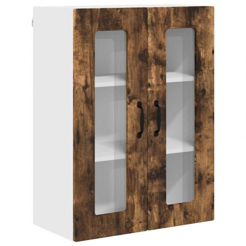 Vægskab til køkken Røget eg 60 x 31 x 80 cm Konstrueret træ