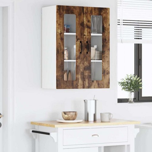 Vægskab til køkken Røget eg 60 x 31 x 80 cm Konstrueret træ