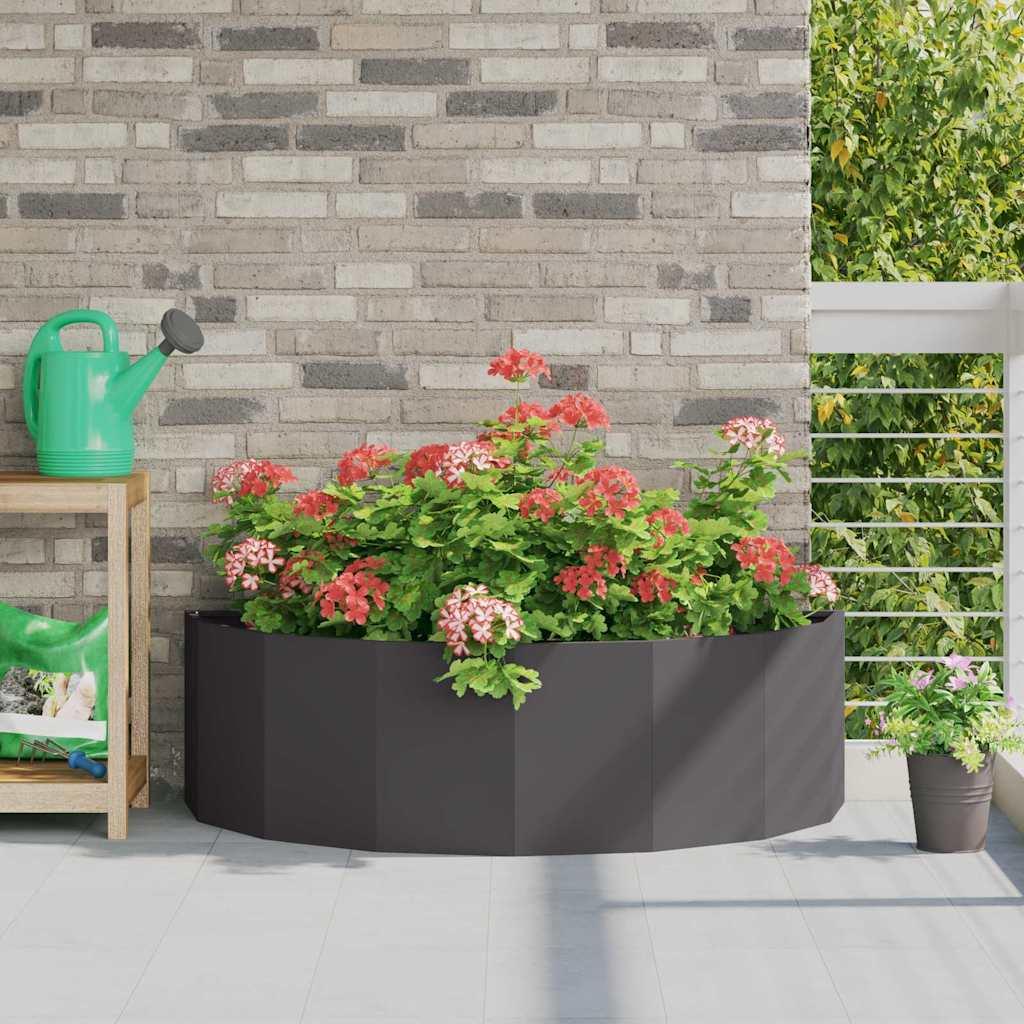 Plantekasse Sort 120 x 60 x 35 cm Stål billede