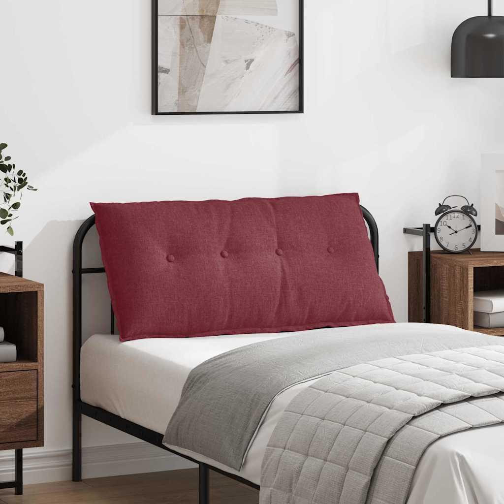 Rygpude Vinrød 100 x 19 x 50 cm Stof billede