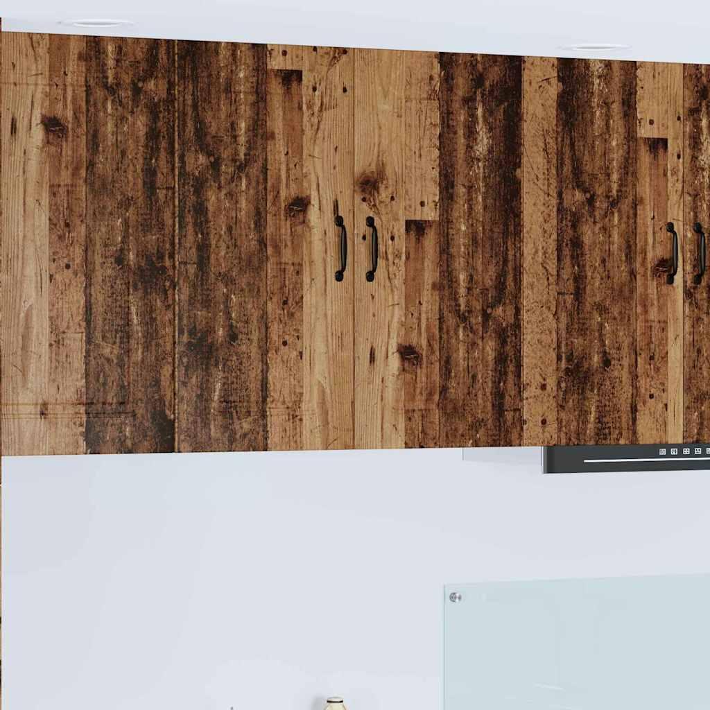 Vægskab til køkken Gammelt træ 80 x 31 x 80 cm Konstrueret træ billede