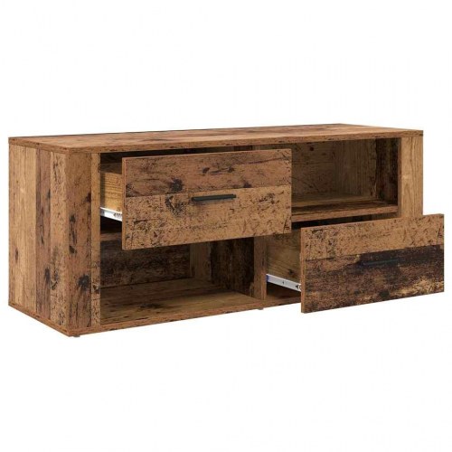 TV-skab 100 x 35 x 40 cm - gammelt træ