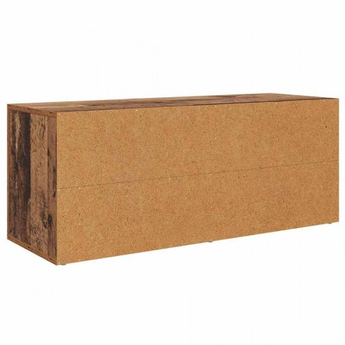 TV-skab 100 x 35 x 40 cm - gammelt træ