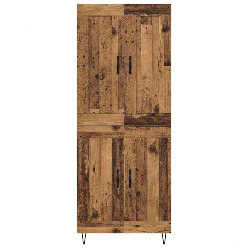 Højskænk i gammelt træ 69,5 x 34 x 180 cm