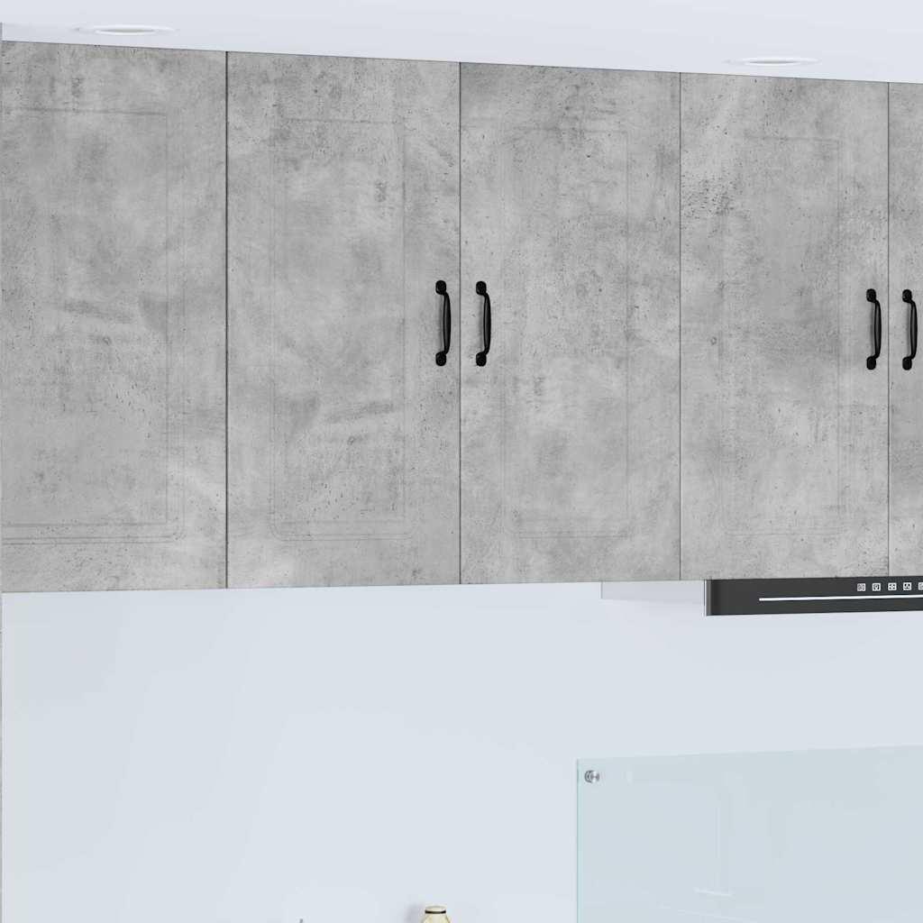 Vægskab til køkken Beton Grå 80 x 31 x 80 cm Konstrueret træ billede