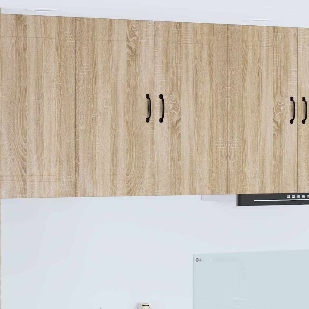 Vægskab til køkken Sonoma eg 80 x 31 x 80 cm Konstrueret træ billede
