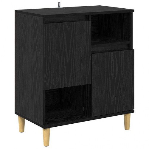 Skænke 2 stk. i sort eg - 60 x 35 x 70 cm