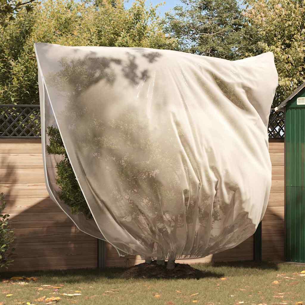 Frostbeskyttelses Plantefleece Dække 3 stk Beige 2,5 x 3,14 m billede