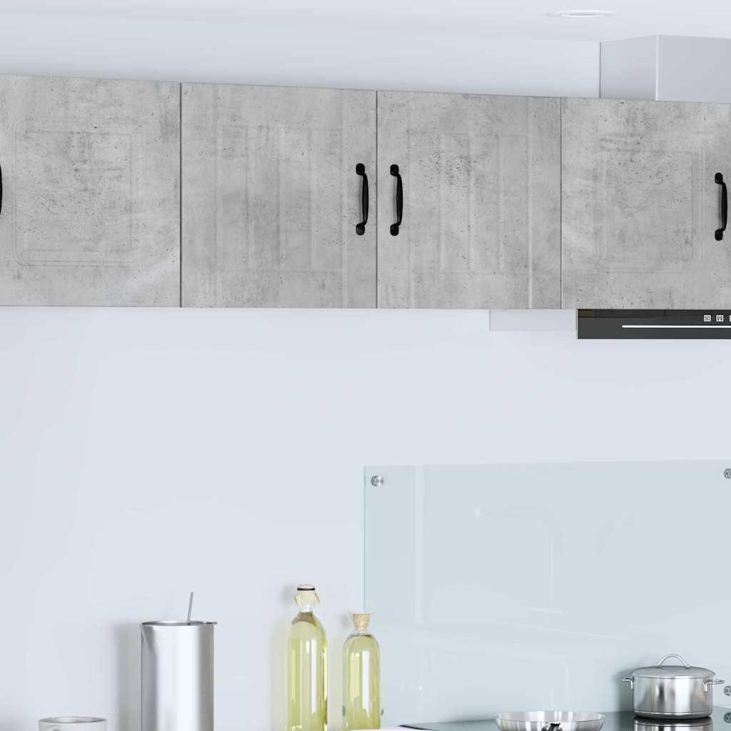 Vægskab LUCCA - betongrå, 80 × 31 × 40 cm, konstrueret træ billede