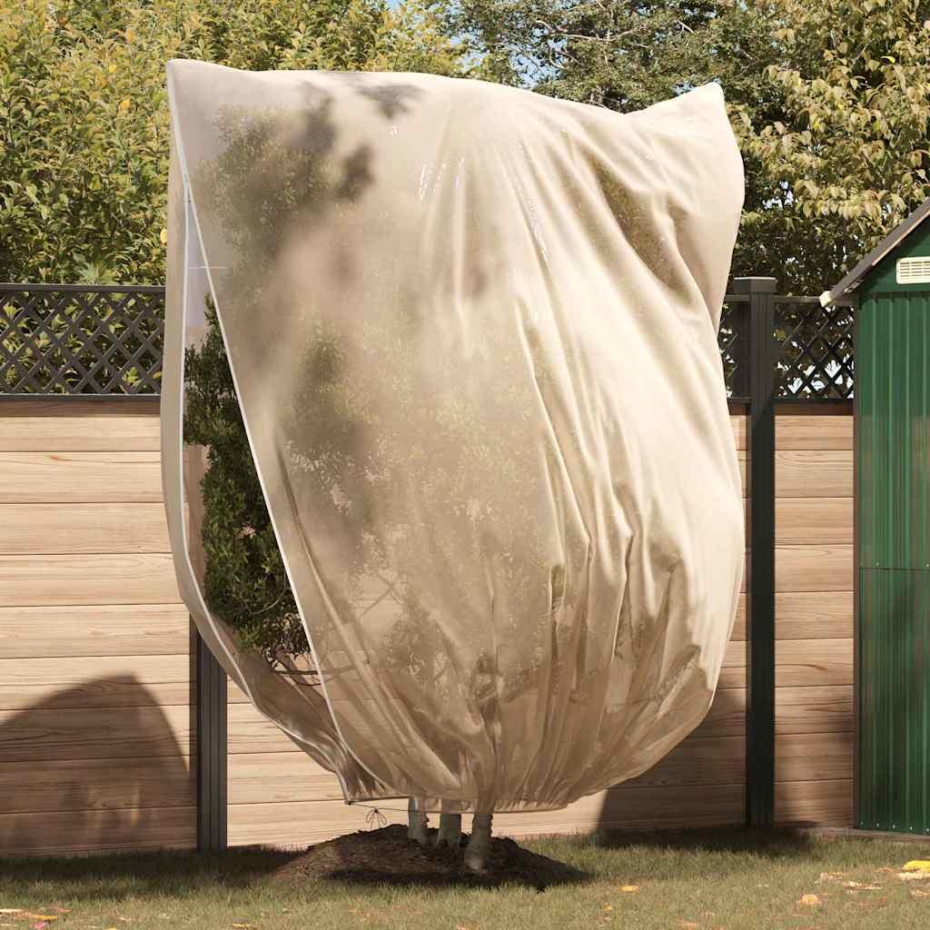 Frostbeskyttelses Plantefleece Dække Beige 2,4 x 2 m billede