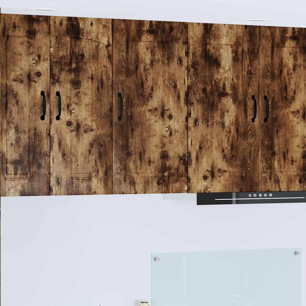 Vægskab til køkken Røget eg 40 x 31 x 80 cm Konstrueret træ billede