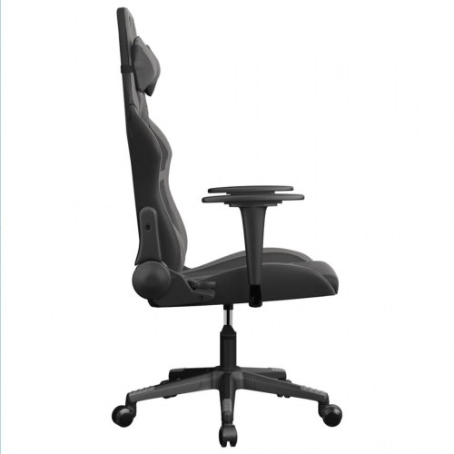 Gamingstol med massagefunktion - sort og grå