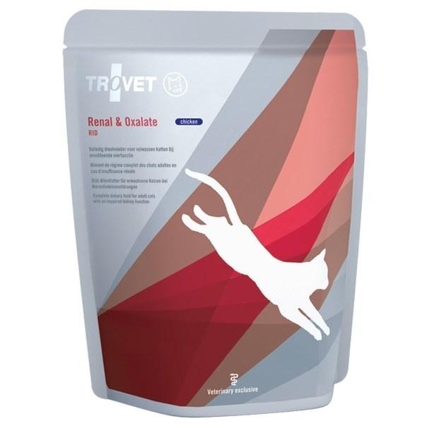 Vådfoder til kat – TROVET Renal & Oxalate RID, kylling, 85 g billede