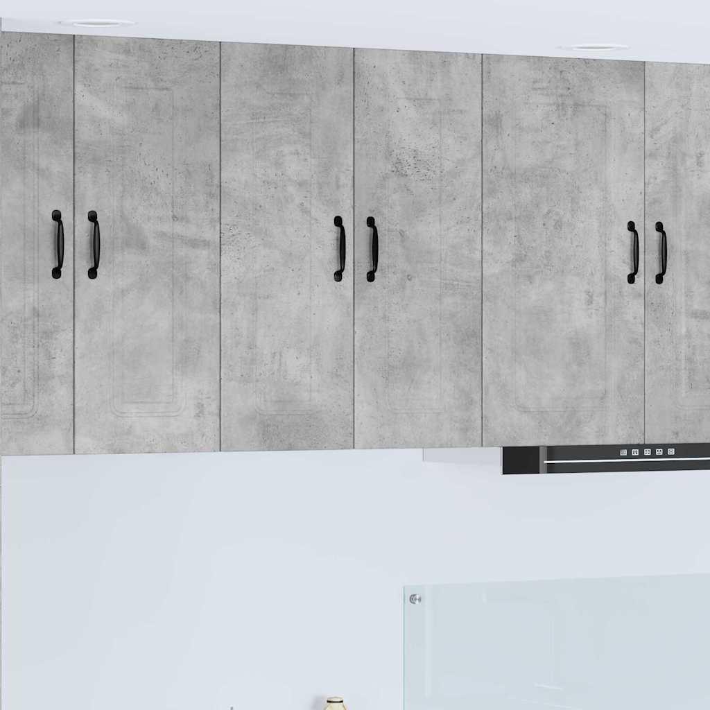 Vægskab til køkken Beton Grå 30 x 31 x 80 cm Konstrueret træ billede
