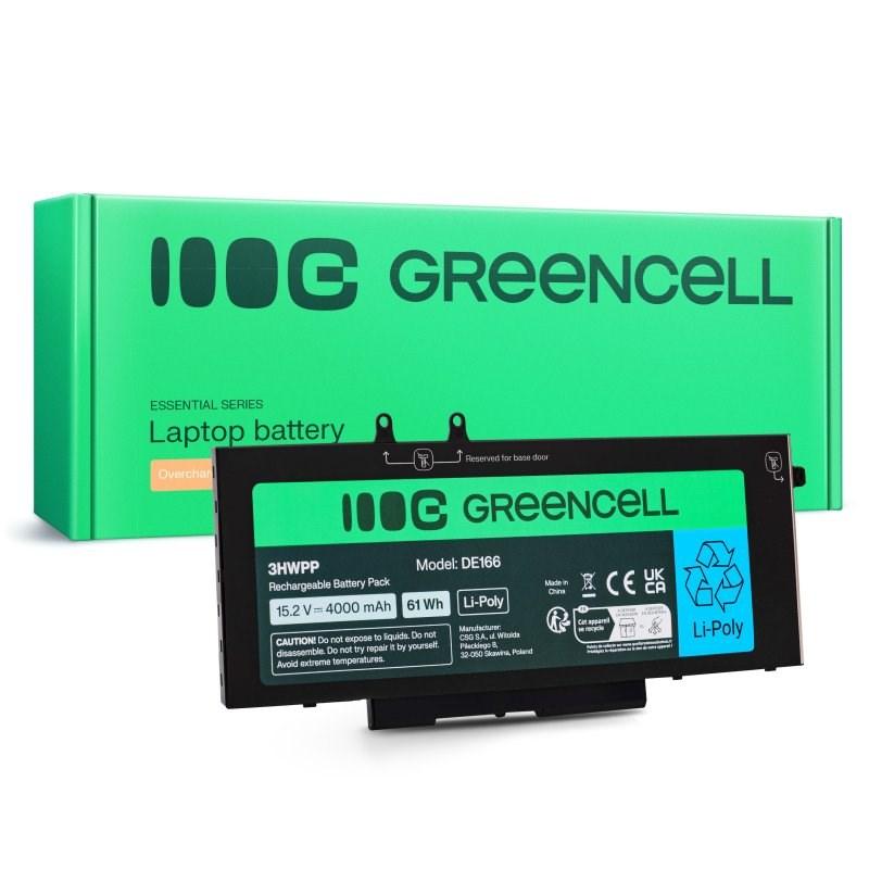Batteri til bærbar - Green Cell DE166, 4000 mAh, 15,2 V (Dell) billede