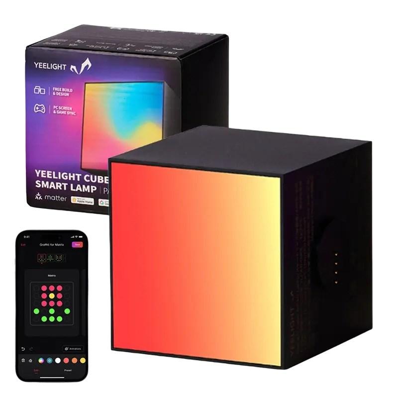 LED smart lyspanel YEELIGHT Smart Cube Light Panel, sort
