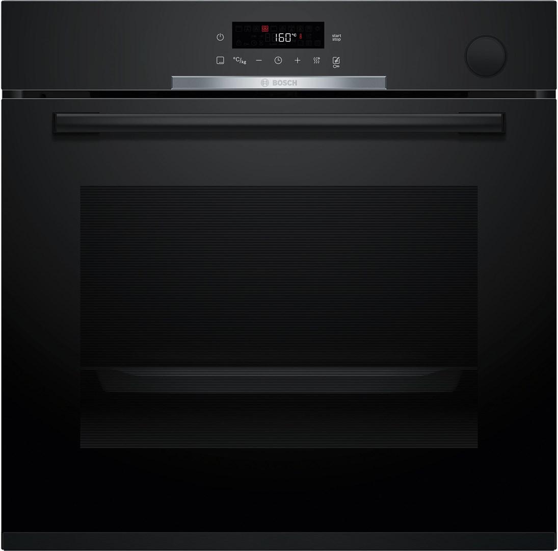Indbygningsovn Bosch Serie 4 HRG312BB4, 71 l, 3.600 W, sort billede