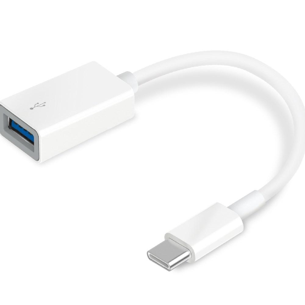 USB-C til USB-A adapterkabel 0,133 m – TP-Link UC400, hvid billede