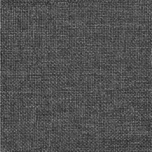 Sengestel med polstret hovedgavl - mørkegrå, 140 x 200 cm