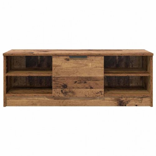 TV-skab i gammelt træ, konstrueret træ - 102 x 35 x 36,5 cm