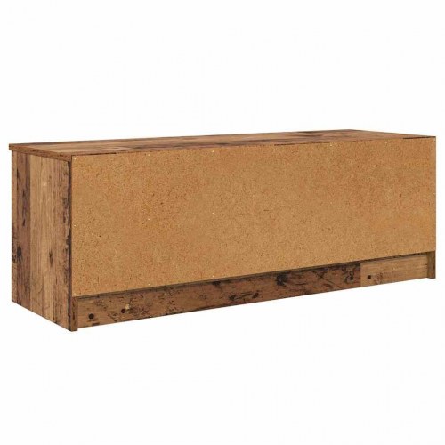 TV-skab i gammelt træ, konstrueret træ - 102 x 35 x 36,5 cm