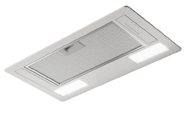 Emhætte indbygning elica Era C, aluminium/hvid – 700 m³/t billede