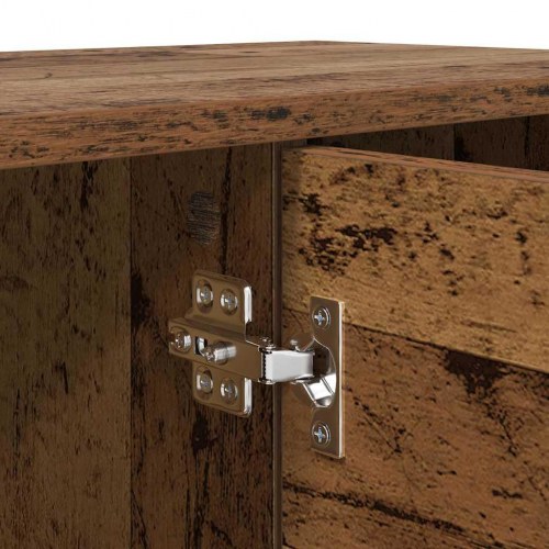 TV-skab i gammelt træ, konstrueret træ - 102 x 35 x 36,5 cm