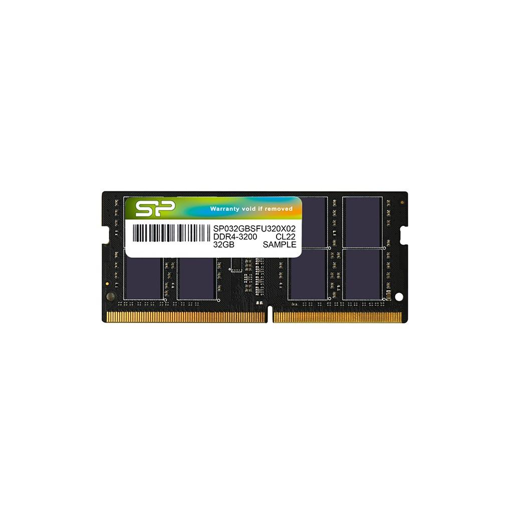 RAM DDR4 SODIMM 32 GB 3200 MHz CL22 - Silicon Power, sort billede