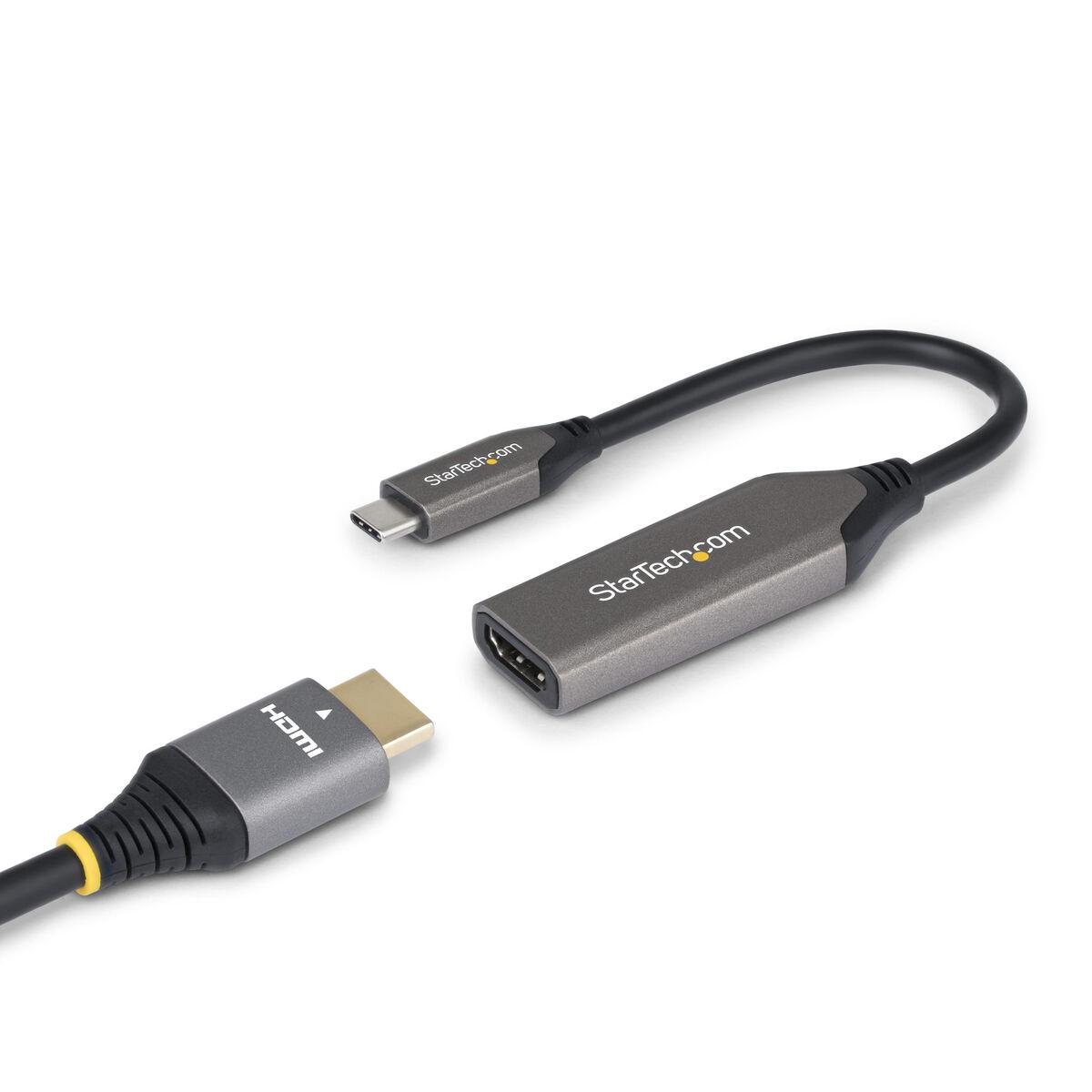 USB‑C til HDMI kabeladapter Startech, grå - 20 cm billede