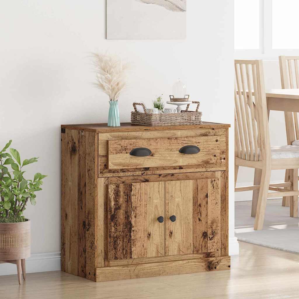 Highboard Gammelt træ 70 x 35,5 x 67,5 cm Konstrueret træ billede