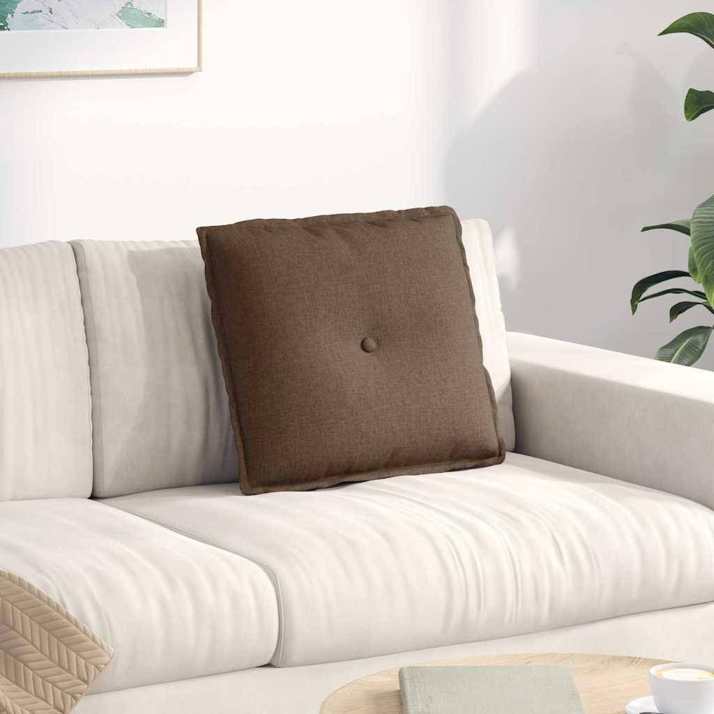 Rygpude Brun 50 x 19 x 45 cm Stof billede