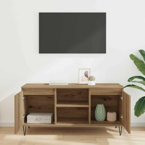 TV-skab 104 x 35 x 50 cm - Artisan egetræ