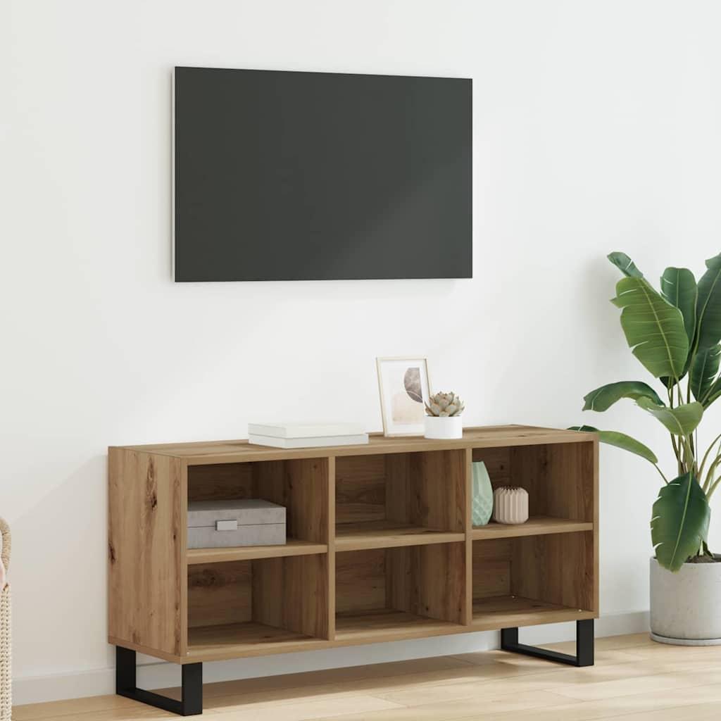 TV-skab Artisan Egetræ 103,5 x 30 x 50 cm Konstrueret træ billede